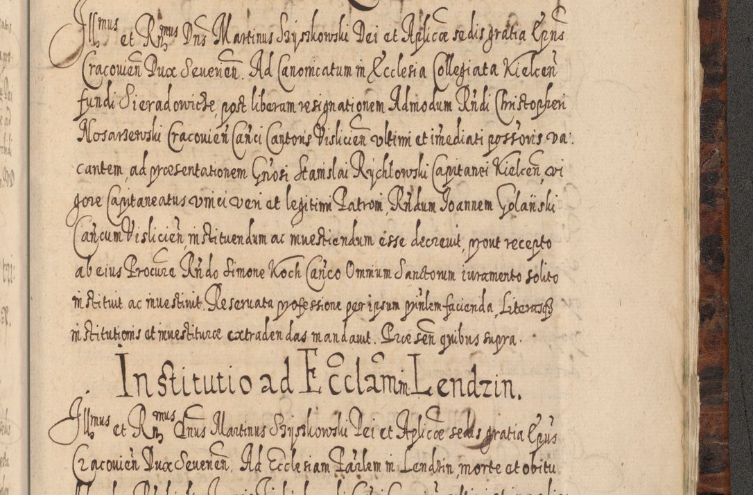 Zdjęcie nr 1432 dla obiektu archiwalnego: Acta actorum, causarum spiritualium, civilium, criminalium, obligationum, quietationum, inscpritionum, cessionum, decimarum, testamentorum R. D. Martini Szyszkowski, episcopi Cracoviensis, ducis Severiensis in annis 1624 - 1626. Tomus tertius.