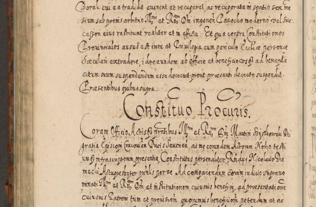 Zdjęcie nr 1429 dla obiektu archiwalnego: Acta actorum, causarum spiritualium, civilium, criminalium, obligationum, quietationum, inscpritionum, cessionum, decimarum, testamentorum R. D. Martini Szyszkowski, episcopi Cracoviensis, ducis Severiensis in annis 1624 - 1626. Tomus tertius.