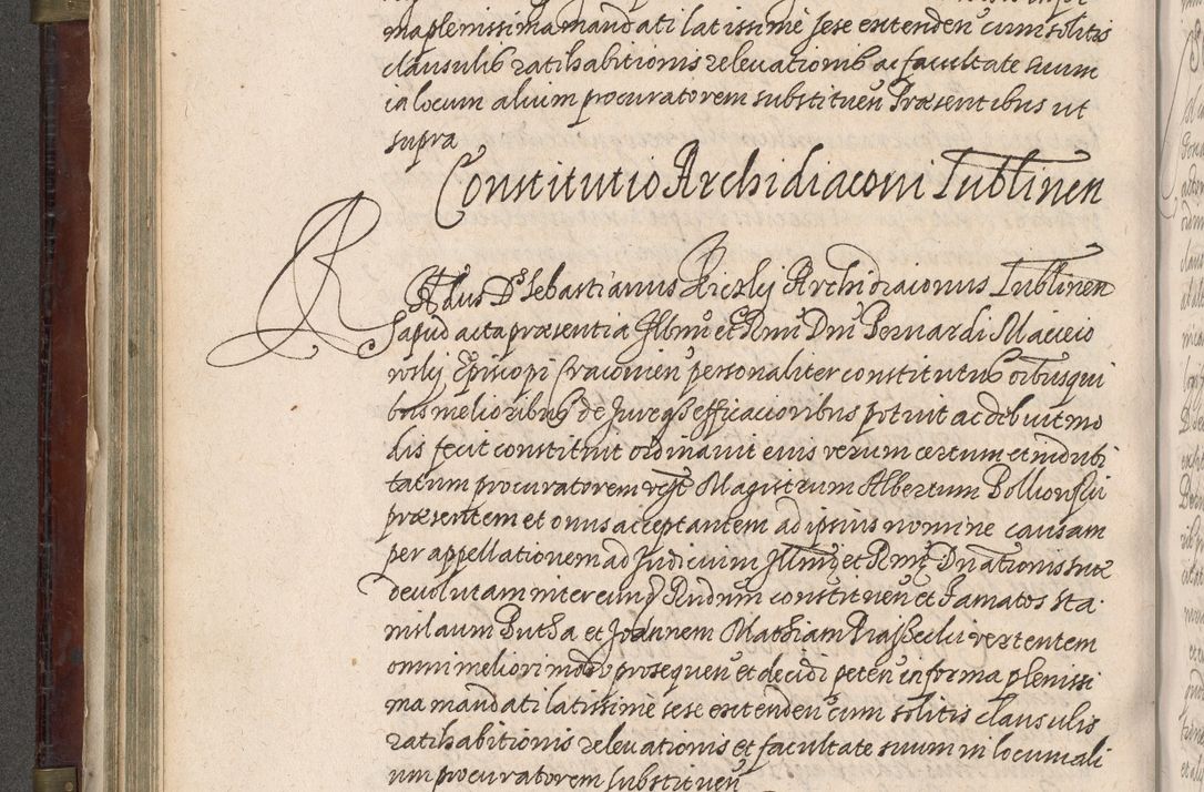 Zdjęcie nr 199 dla obiektu archiwalnego: Acta actorum, obligationum, inscriptionum, institutionum, erectionum, decretorum et generis eiusdem aliorum factorum et gestorum coram R. D. Bernardo Maciejowski, episcopo Cracoviensi per annnos 1603 - 1606 mensem Septembrem inclusive acticatorum.