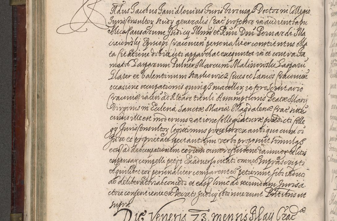 Zdjęcie nr 195 dla obiektu archiwalnego: Acta actorum, obligationum, inscriptionum, institutionum, erectionum, decretorum et generis eiusdem aliorum factorum et gestorum coram R. D. Bernardo Maciejowski, episcopo Cracoviensi per annnos 1603 - 1606 mensem Septembrem inclusive acticatorum.