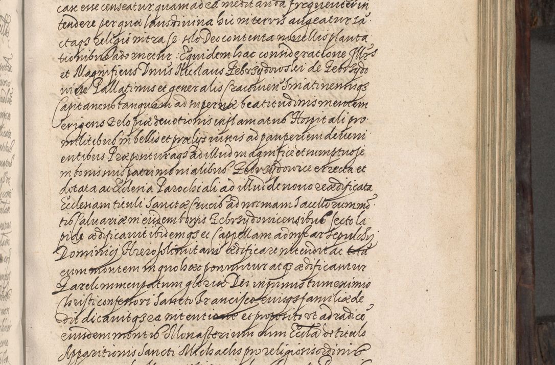 Zdjęcie nr 182 dla obiektu archiwalnego: Acta actorum, obligationum, inscriptionum, institutionum, erectionum, decretorum et generis eiusdem aliorum factorum et gestorum coram R. D. Bernardo Maciejowski, episcopo Cracoviensi per annnos 1603 - 1606 mensem Septembrem inclusive acticatorum.
