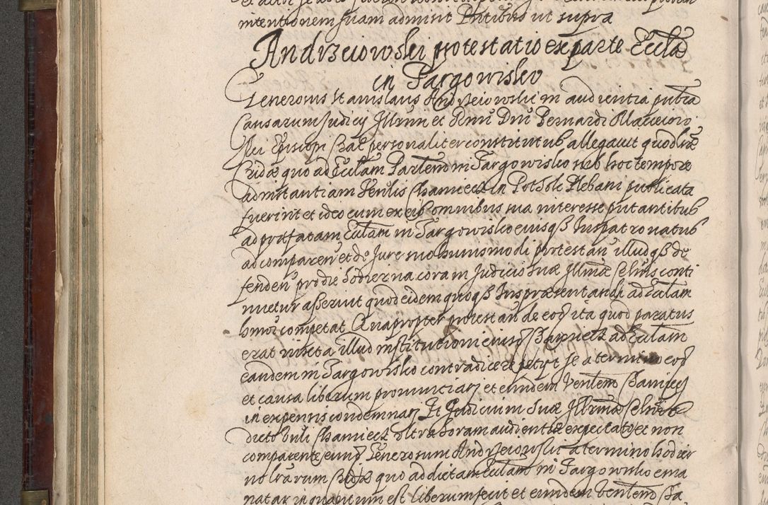 Zdjęcie nr 181 dla obiektu archiwalnego: Acta actorum, obligationum, inscriptionum, institutionum, erectionum, decretorum et generis eiusdem aliorum factorum et gestorum coram R. D. Bernardo Maciejowski, episcopo Cracoviensi per annnos 1603 - 1606 mensem Septembrem inclusive acticatorum.