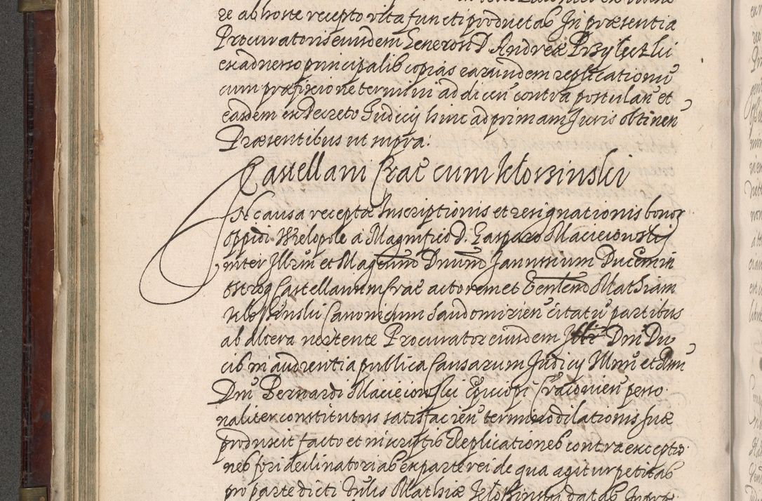 Zdjęcie nr 179 dla obiektu archiwalnego: Acta actorum, obligationum, inscriptionum, institutionum, erectionum, decretorum et generis eiusdem aliorum factorum et gestorum coram R. D. Bernardo Maciejowski, episcopo Cracoviensi per annnos 1603 - 1606 mensem Septembrem inclusive acticatorum.