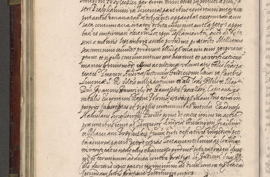 Zdjęcie nr 155 dla obiektu archiwalnego: Acta actorum, obligationum, inscriptionum, institutionum, erectionum, decretorum et generis eiusdem aliorum factorum et gestorum coram R. D. Bernardo Maciejowski, episcopo Cracoviensi per annnos 1603 - 1606 mensem Septembrem inclusive acticatorum.
