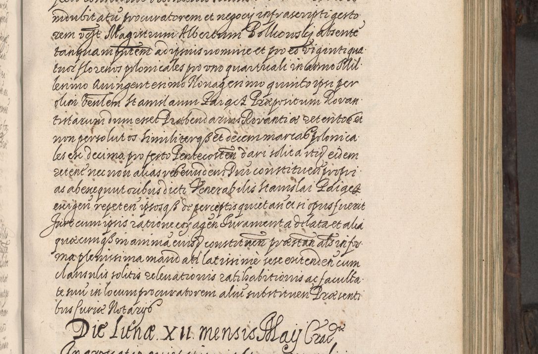Zdjęcie nr 152 dla obiektu archiwalnego: Acta actorum, obligationum, inscriptionum, institutionum, erectionum, decretorum et generis eiusdem aliorum factorum et gestorum coram R. D. Bernardo Maciejowski, episcopo Cracoviensi per annnos 1603 - 1606 mensem Septembrem inclusive acticatorum.