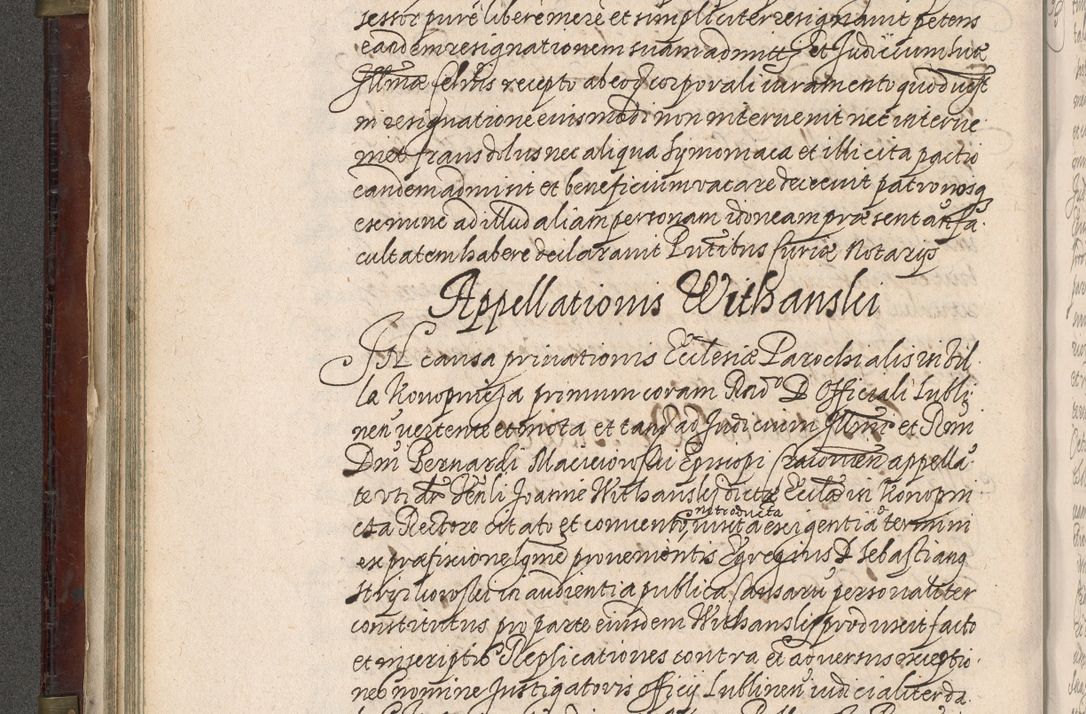 Zdjęcie nr 147 dla obiektu archiwalnego: Acta actorum, obligationum, inscriptionum, institutionum, erectionum, decretorum et generis eiusdem aliorum factorum et gestorum coram R. D. Bernardo Maciejowski, episcopo Cracoviensi per annnos 1603 - 1606 mensem Septembrem inclusive acticatorum.