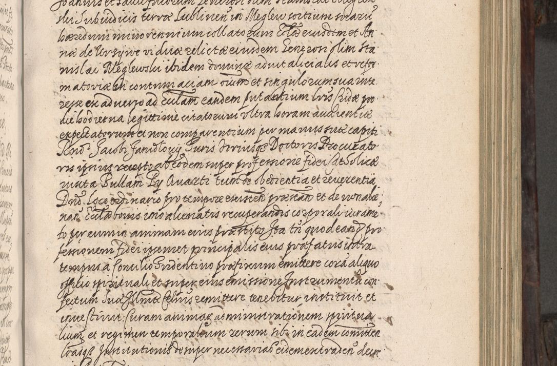 Zdjęcie nr 144 dla obiektu archiwalnego: Acta actorum, obligationum, inscriptionum, institutionum, erectionum, decretorum et generis eiusdem aliorum factorum et gestorum coram R. D. Bernardo Maciejowski, episcopo Cracoviensi per annnos 1603 - 1606 mensem Septembrem inclusive acticatorum.