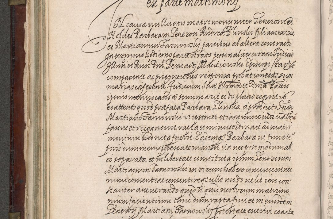 Zdjęcie nr 125 dla obiektu archiwalnego: Acta actorum, obligationum, inscriptionum, institutionum, erectionum, decretorum et generis eiusdem aliorum factorum et gestorum coram R. D. Bernardo Maciejowski, episcopo Cracoviensi per annnos 1603 - 1606 mensem Septembrem inclusive acticatorum.