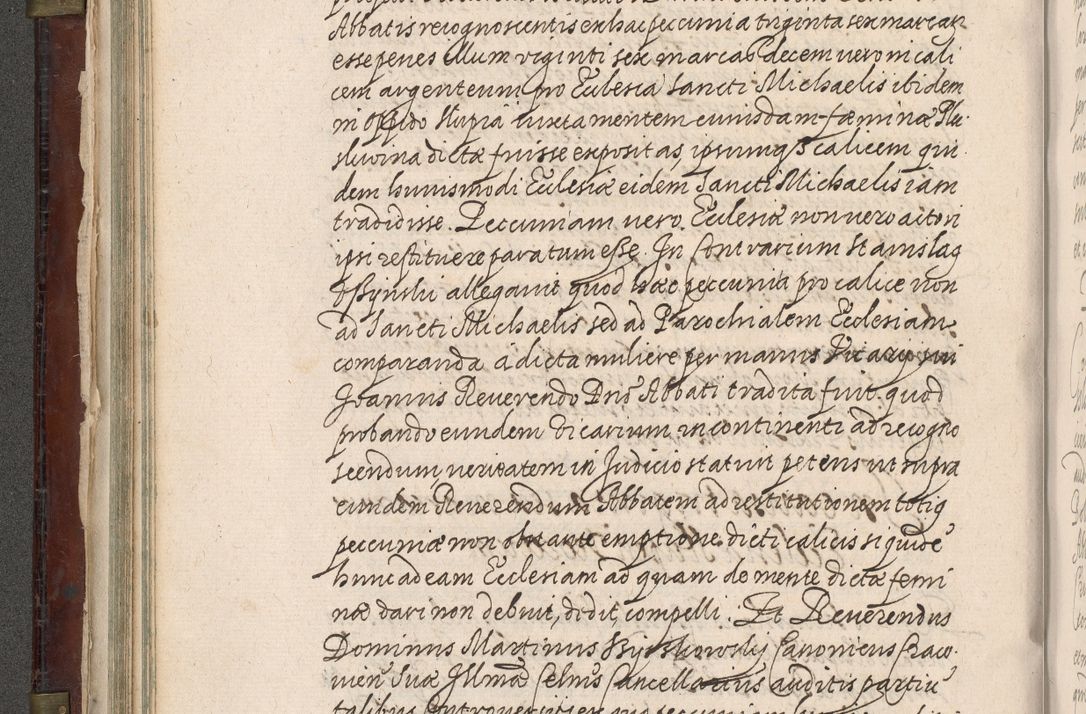 Zdjęcie nr 121 dla obiektu archiwalnego: Acta actorum, obligationum, inscriptionum, institutionum, erectionum, decretorum et generis eiusdem aliorum factorum et gestorum coram R. D. Bernardo Maciejowski, episcopo Cracoviensi per annnos 1603 - 1606 mensem Septembrem inclusive acticatorum.