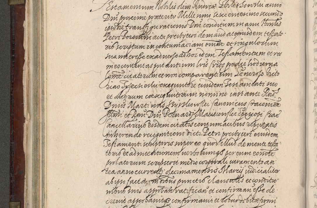 Zdjęcie nr 119 dla obiektu archiwalnego: Acta actorum, obligationum, inscriptionum, institutionum, erectionum, decretorum et generis eiusdem aliorum factorum et gestorum coram R. D. Bernardo Maciejowski, episcopo Cracoviensi per annnos 1603 - 1606 mensem Septembrem inclusive acticatorum.