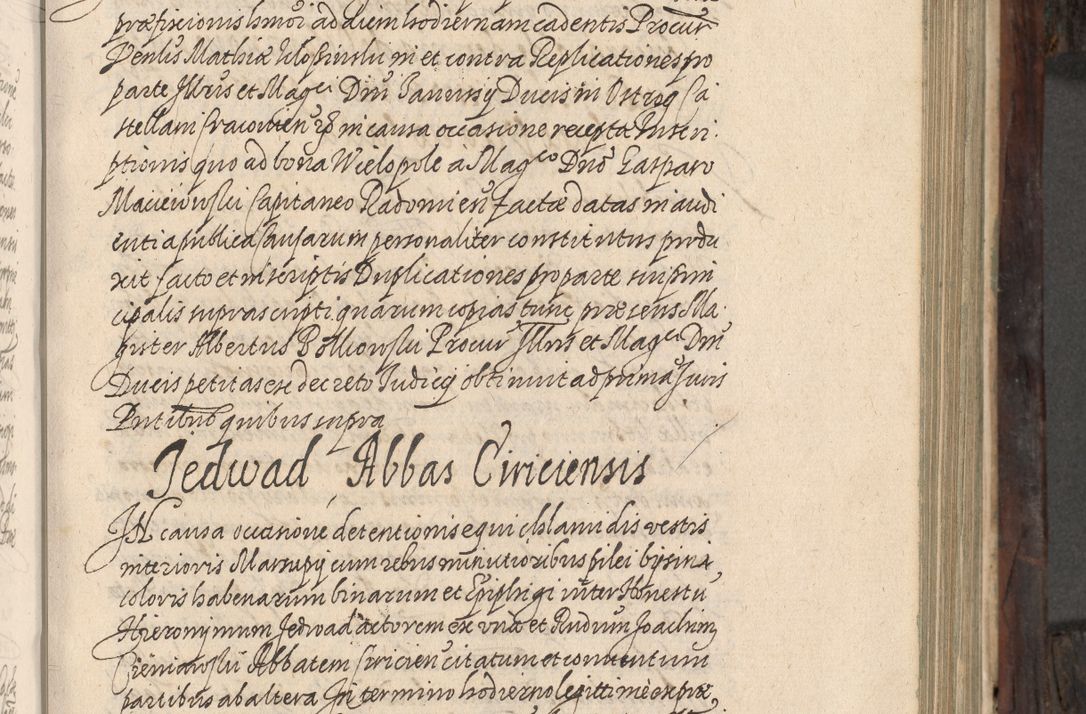 Zdjęcie nr 112 dla obiektu archiwalnego: Acta actorum, obligationum, inscriptionum, institutionum, erectionum, decretorum et generis eiusdem aliorum factorum et gestorum coram R. D. Bernardo Maciejowski, episcopo Cracoviensi per annnos 1603 - 1606 mensem Septembrem inclusive acticatorum.