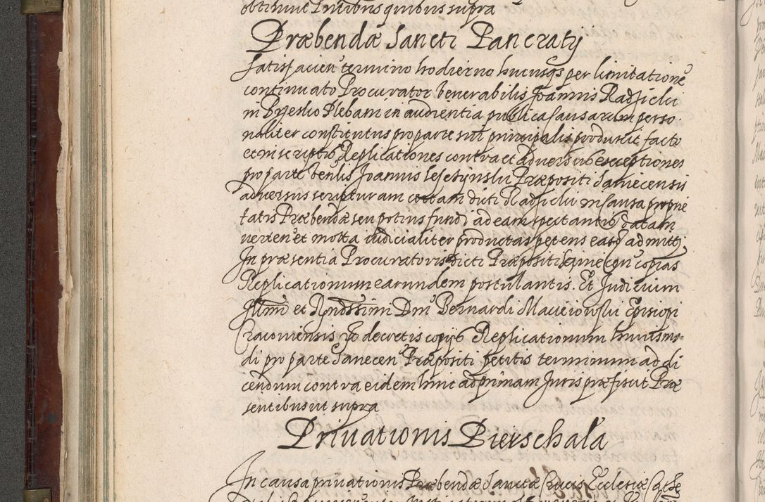 Zdjęcie nr 111 dla obiektu archiwalnego: Acta actorum, obligationum, inscriptionum, institutionum, erectionum, decretorum et generis eiusdem aliorum factorum et gestorum coram R. D. Bernardo Maciejowski, episcopo Cracoviensi per annnos 1603 - 1606 mensem Septembrem inclusive acticatorum.