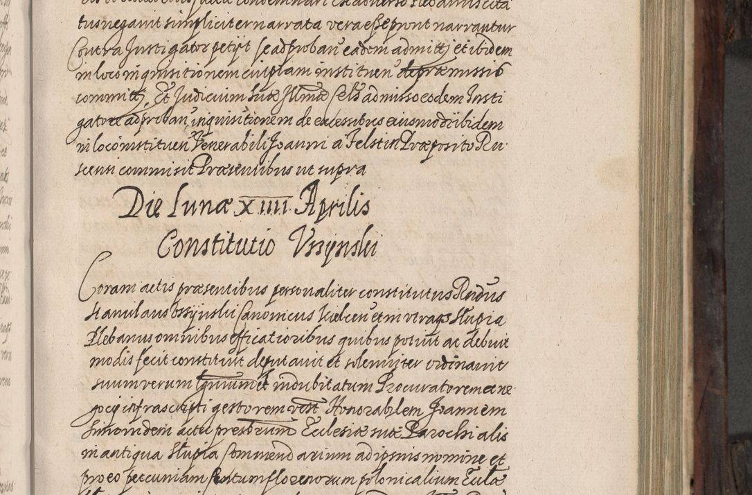 Zdjęcie nr 104 dla obiektu archiwalnego: Acta actorum, obligationum, inscriptionum, institutionum, erectionum, decretorum et generis eiusdem aliorum factorum et gestorum coram R. D. Bernardo Maciejowski, episcopo Cracoviensi per annnos 1603 - 1606 mensem Septembrem inclusive acticatorum.