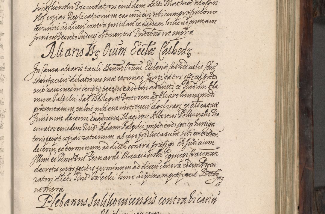 Zdjęcie nr 100 dla obiektu archiwalnego: Acta actorum, obligationum, inscriptionum, institutionum, erectionum, decretorum et generis eiusdem aliorum factorum et gestorum coram R. D. Bernardo Maciejowski, episcopo Cracoviensi per annnos 1603 - 1606 mensem Septembrem inclusive acticatorum.