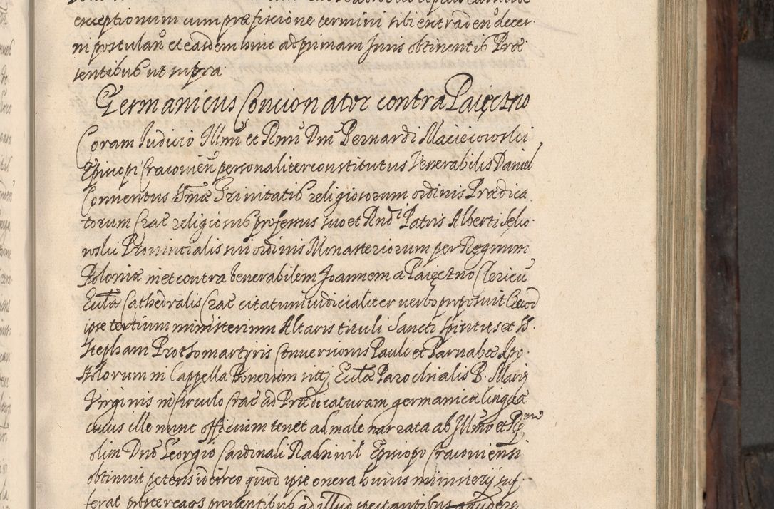 Zdjęcie nr 96 dla obiektu archiwalnego: Acta actorum, obligationum, inscriptionum, institutionum, erectionum, decretorum et generis eiusdem aliorum factorum et gestorum coram R. D. Bernardo Maciejowski, episcopo Cracoviensi per annnos 1603 - 1606 mensem Septembrem inclusive acticatorum.