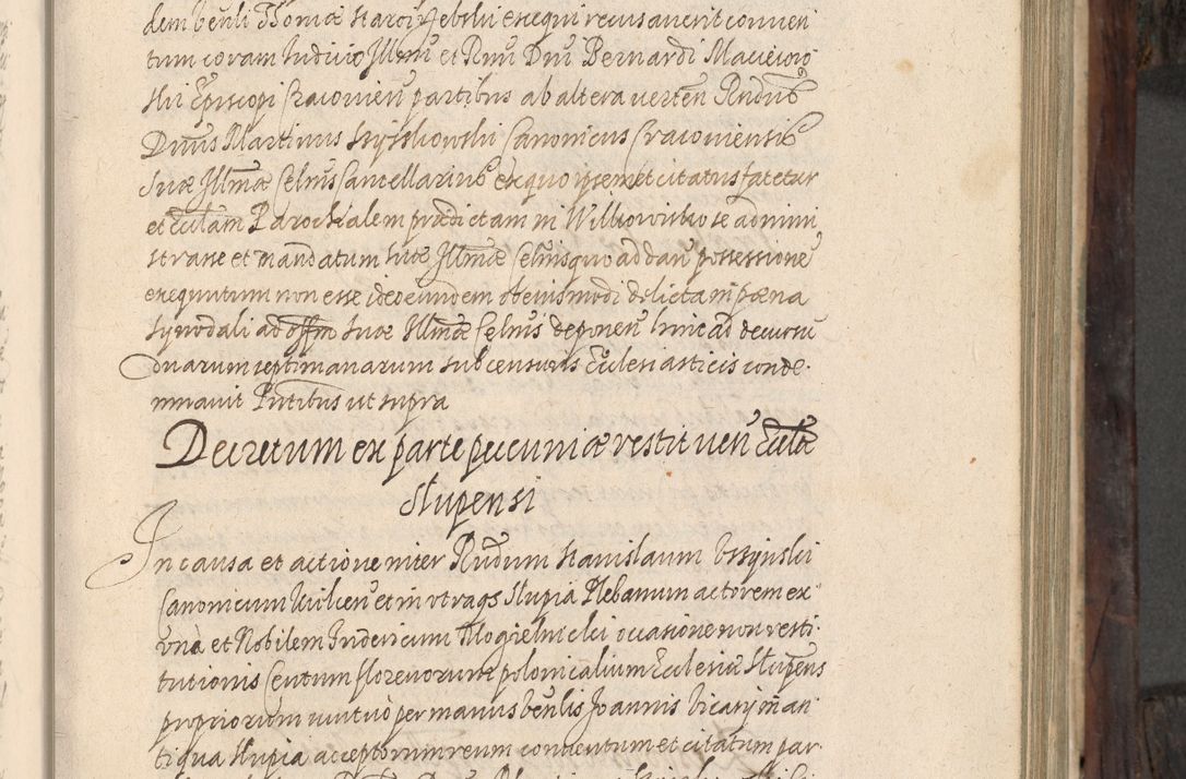 Zdjęcie nr 86 dla obiektu archiwalnego: Acta actorum, obligationum, inscriptionum, institutionum, erectionum, decretorum et generis eiusdem aliorum factorum et gestorum coram R. D. Bernardo Maciejowski, episcopo Cracoviensi per annnos 1603 - 1606 mensem Septembrem inclusive acticatorum.