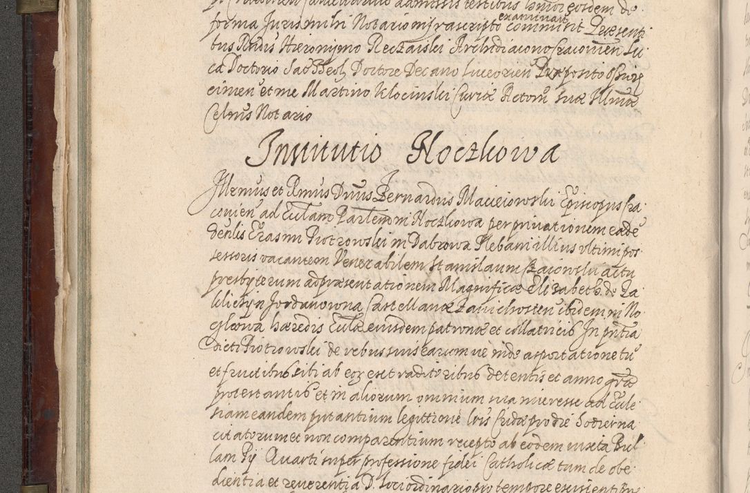Zdjęcie nr 85 dla obiektu archiwalnego: Acta actorum, obligationum, inscriptionum, institutionum, erectionum, decretorum et generis eiusdem aliorum factorum et gestorum coram R. D. Bernardo Maciejowski, episcopo Cracoviensi per annnos 1603 - 1606 mensem Septembrem inclusive acticatorum.