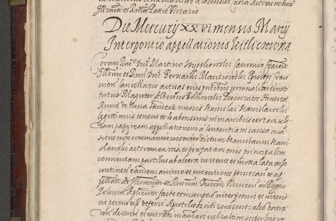 Zdjęcie nr 81 dla obiektu archiwalnego: Acta actorum, obligationum, inscriptionum, institutionum, erectionum, decretorum et generis eiusdem aliorum factorum et gestorum coram R. D. Bernardo Maciejowski, episcopo Cracoviensi per annnos 1603 - 1606 mensem Septembrem inclusive acticatorum.