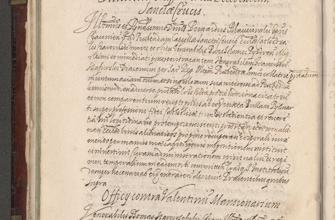 Zdjęcie nr 77 dla obiektu archiwalnego: Acta actorum, obligationum, inscriptionum, institutionum, erectionum, decretorum et generis eiusdem aliorum factorum et gestorum coram R. D. Bernardo Maciejowski, episcopo Cracoviensi per annnos 1603 - 1606 mensem Septembrem inclusive acticatorum.