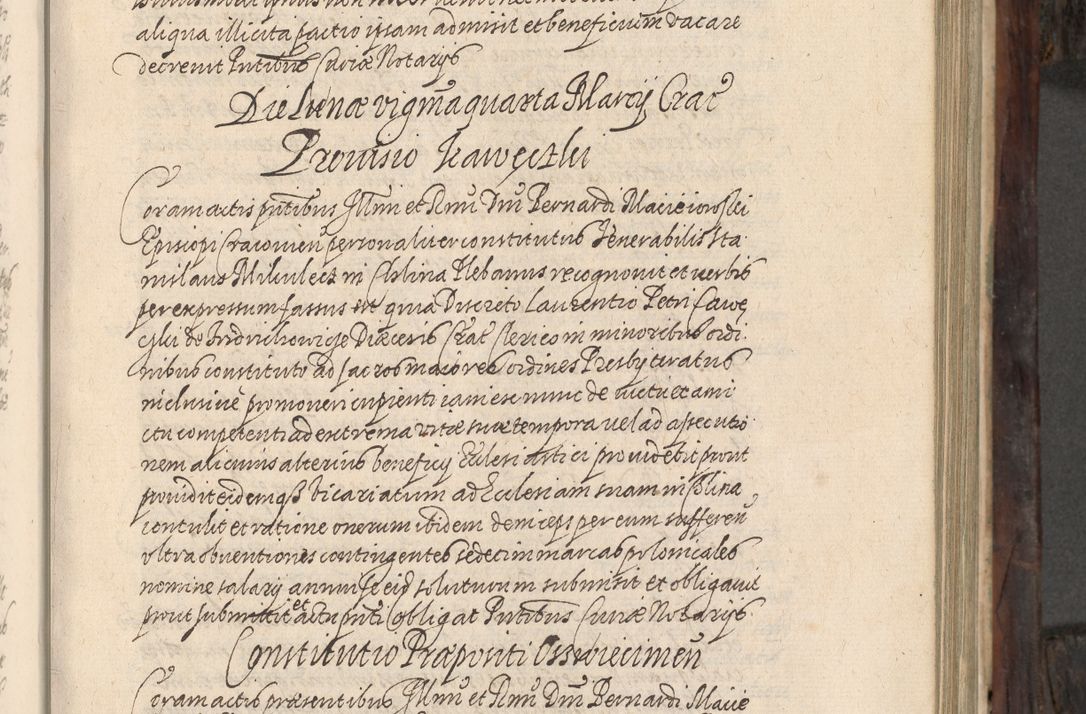 Zdjęcie nr 74 dla obiektu archiwalnego: Acta actorum, obligationum, inscriptionum, institutionum, erectionum, decretorum et generis eiusdem aliorum factorum et gestorum coram R. D. Bernardo Maciejowski, episcopo Cracoviensi per annnos 1603 - 1606 mensem Septembrem inclusive acticatorum.