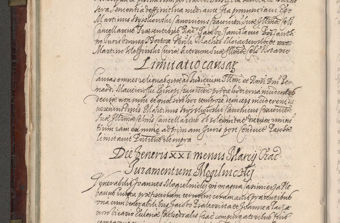 Zdjęcie nr 73 dla obiektu archiwalnego: Acta actorum, obligationum, inscriptionum, institutionum, erectionum, decretorum et generis eiusdem aliorum factorum et gestorum coram R. D. Bernardo Maciejowski, episcopo Cracoviensi per annnos 1603 - 1606 mensem Septembrem inclusive acticatorum.