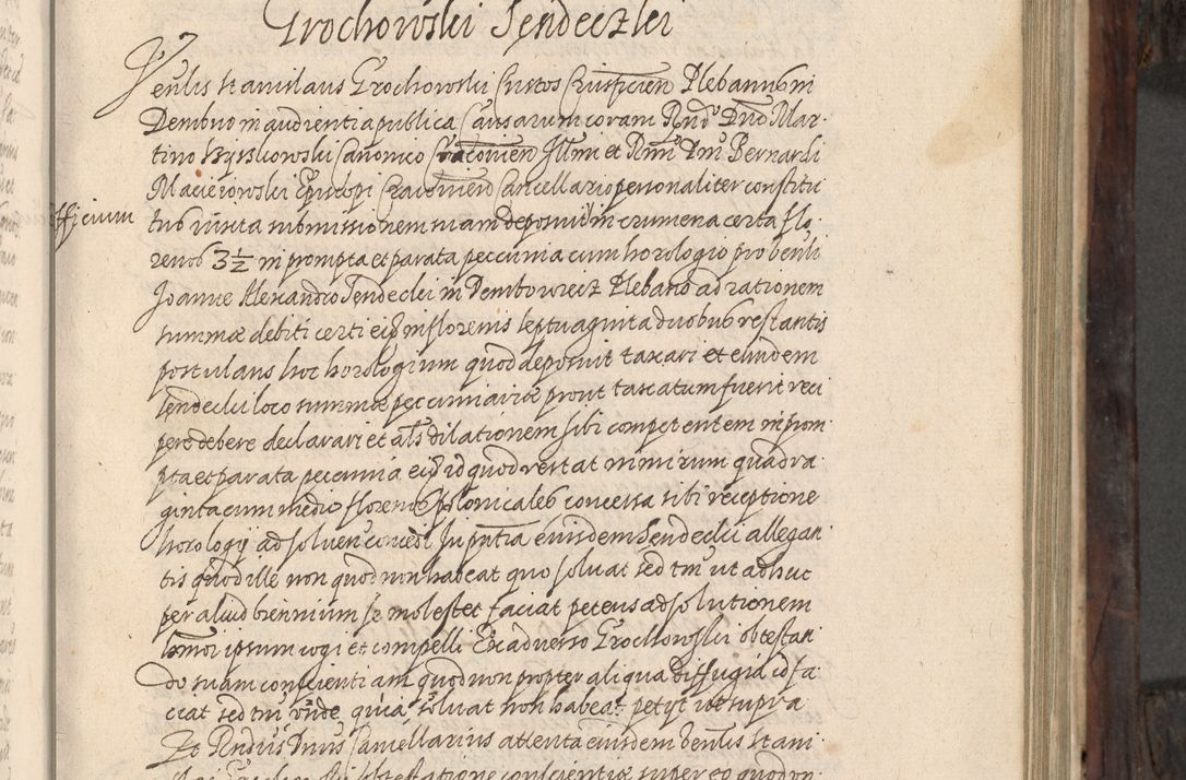 Zdjęcie nr 68 dla obiektu archiwalnego: Acta actorum, obligationum, inscriptionum, institutionum, erectionum, decretorum et generis eiusdem aliorum factorum et gestorum coram R. D. Bernardo Maciejowski, episcopo Cracoviensi per annnos 1603 - 1606 mensem Septembrem inclusive acticatorum.