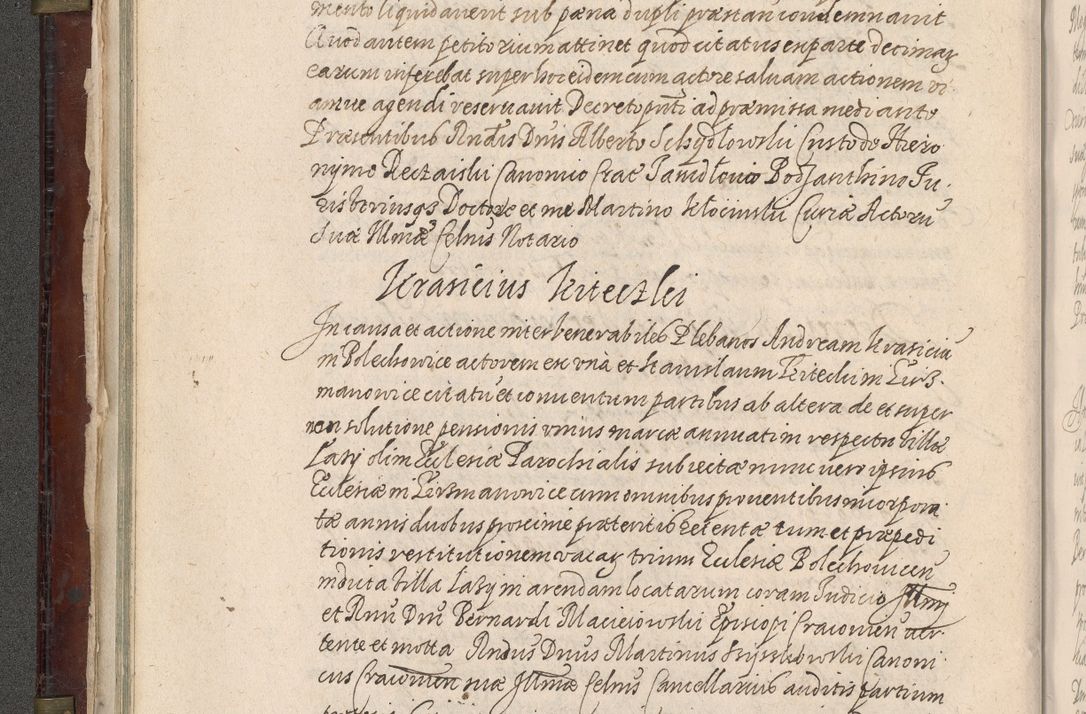 Zdjęcie nr 65 dla obiektu archiwalnego: Acta actorum, obligationum, inscriptionum, institutionum, erectionum, decretorum et generis eiusdem aliorum factorum et gestorum coram R. D. Bernardo Maciejowski, episcopo Cracoviensi per annnos 1603 - 1606 mensem Septembrem inclusive acticatorum.