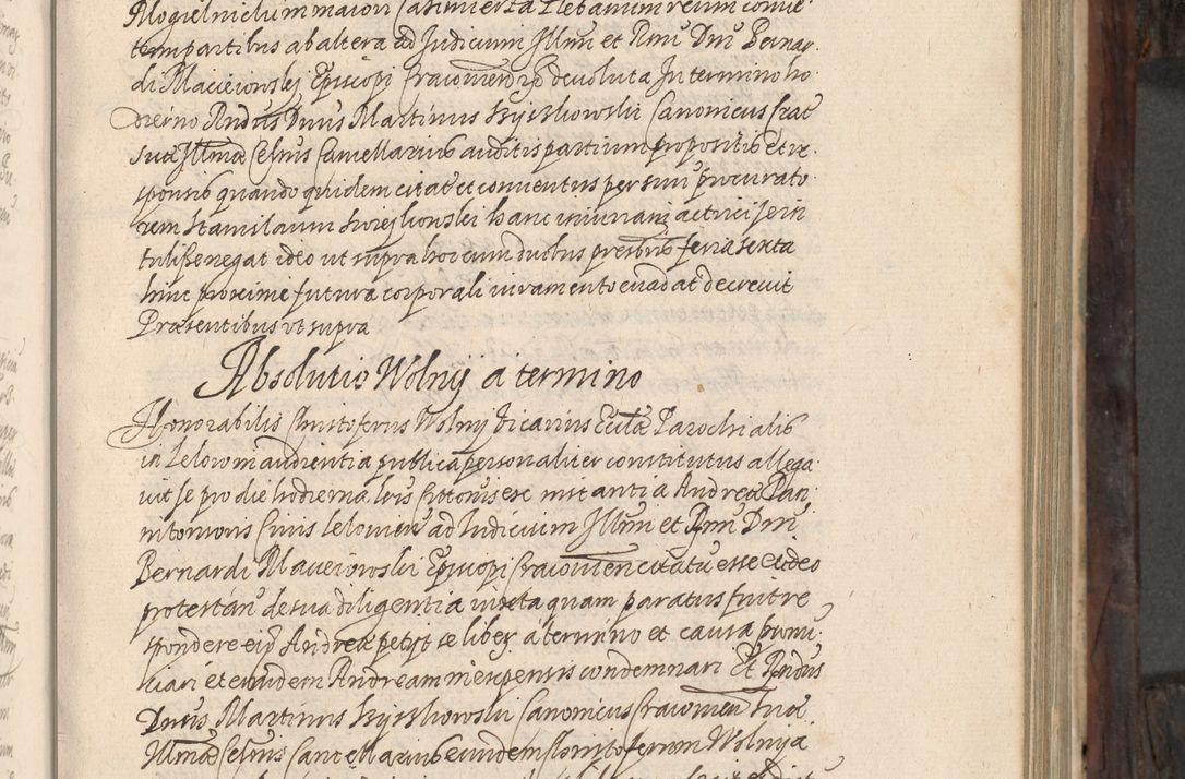 Zdjęcie nr 66 dla obiektu archiwalnego: Acta actorum, obligationum, inscriptionum, institutionum, erectionum, decretorum et generis eiusdem aliorum factorum et gestorum coram R. D. Bernardo Maciejowski, episcopo Cracoviensi per annnos 1603 - 1606 mensem Septembrem inclusive acticatorum.