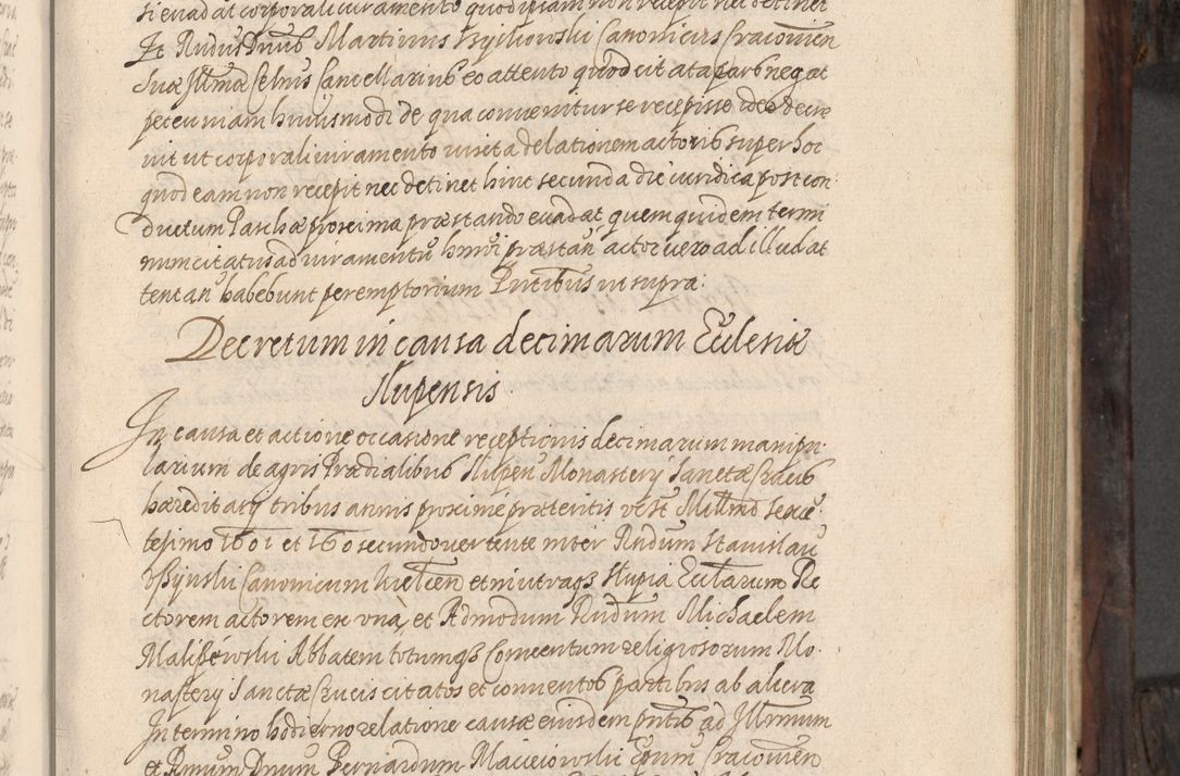 Zdjęcie nr 64 dla obiektu archiwalnego: Acta actorum, obligationum, inscriptionum, institutionum, erectionum, decretorum et generis eiusdem aliorum factorum et gestorum coram R. D. Bernardo Maciejowski, episcopo Cracoviensi per annnos 1603 - 1606 mensem Septembrem inclusive acticatorum.