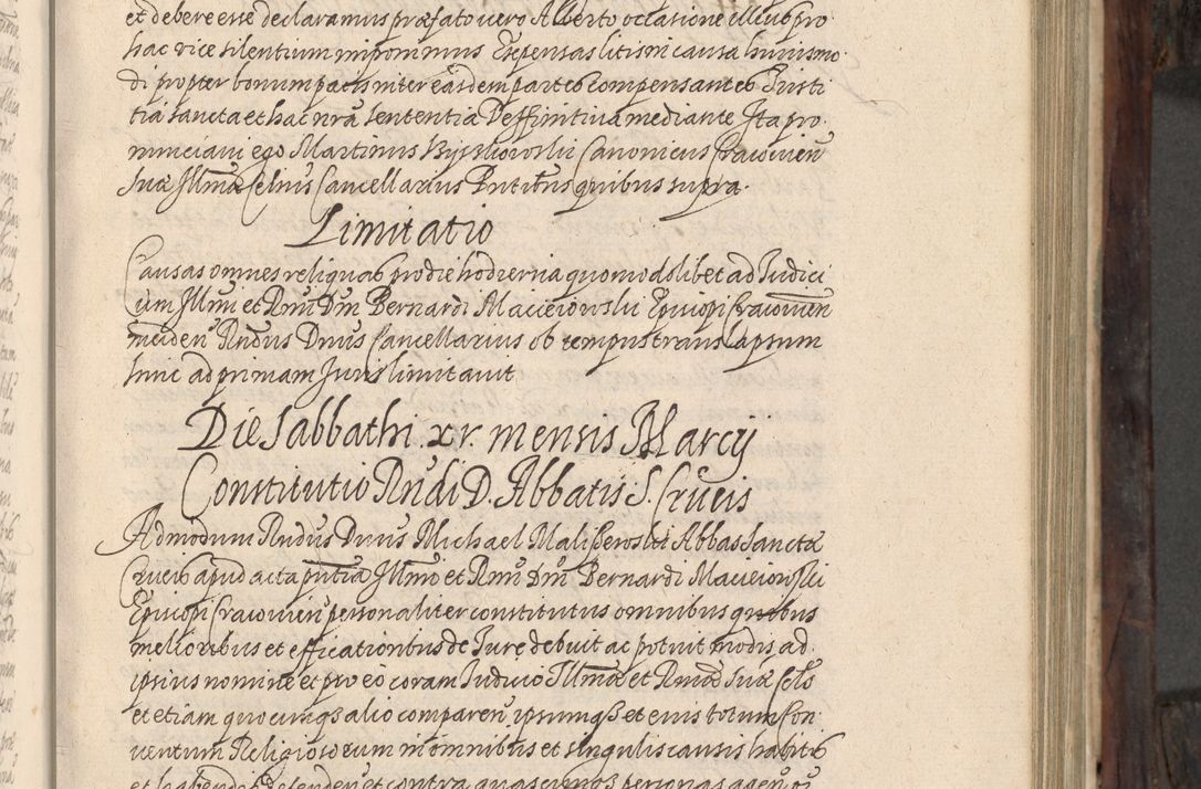 Zdjęcie nr 60 dla obiektu archiwalnego: Acta actorum, obligationum, inscriptionum, institutionum, erectionum, decretorum et generis eiusdem aliorum factorum et gestorum coram R. D. Bernardo Maciejowski, episcopo Cracoviensi per annnos 1603 - 1606 mensem Septembrem inclusive acticatorum.