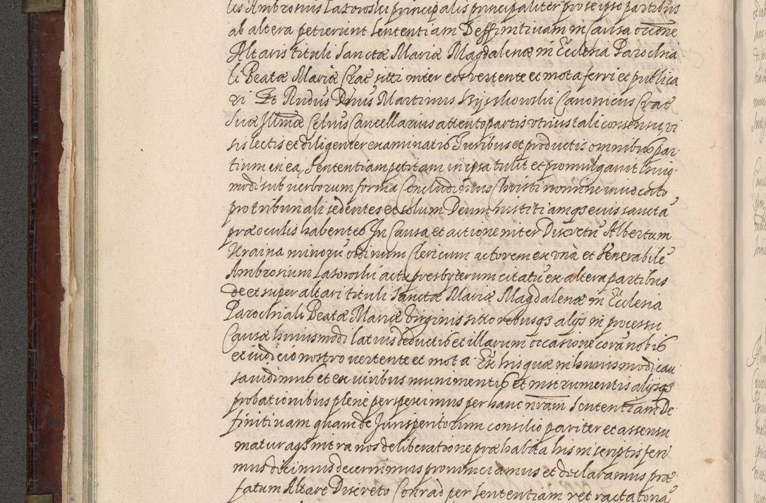 Zdjęcie nr 59 dla obiektu archiwalnego: Acta actorum, obligationum, inscriptionum, institutionum, erectionum, decretorum et generis eiusdem aliorum factorum et gestorum coram R. D. Bernardo Maciejowski, episcopo Cracoviensi per annnos 1603 - 1606 mensem Septembrem inclusive acticatorum.