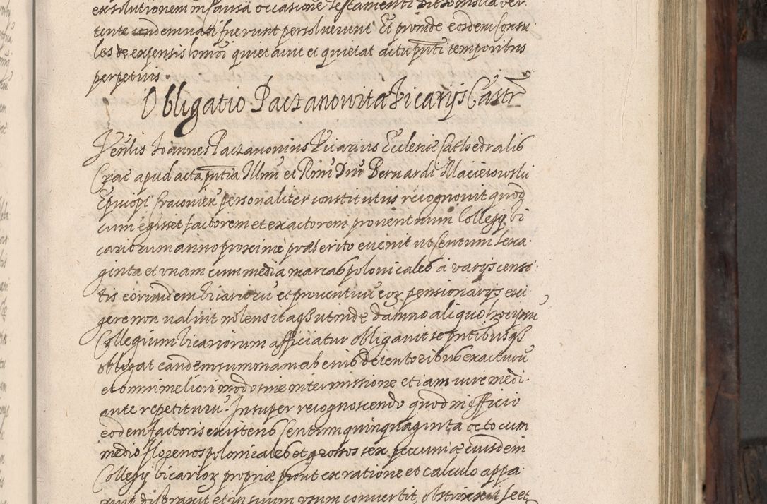 Zdjęcie nr 52 dla obiektu archiwalnego: Acta actorum, obligationum, inscriptionum, institutionum, erectionum, decretorum et generis eiusdem aliorum factorum et gestorum coram R. D. Bernardo Maciejowski, episcopo Cracoviensi per annnos 1603 - 1606 mensem Septembrem inclusive acticatorum.