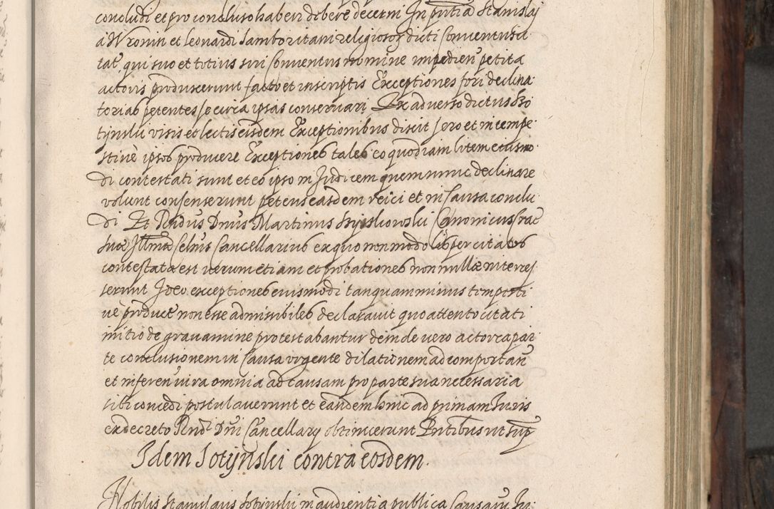 Zdjęcie nr 46 dla obiektu archiwalnego: Acta actorum, obligationum, inscriptionum, institutionum, erectionum, decretorum et generis eiusdem aliorum factorum et gestorum coram R. D. Bernardo Maciejowski, episcopo Cracoviensi per annnos 1603 - 1606 mensem Septembrem inclusive acticatorum.