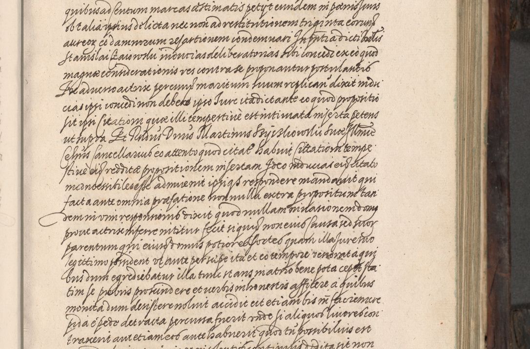 Zdjęcie nr 40 dla obiektu archiwalnego: Acta actorum, obligationum, inscriptionum, institutionum, erectionum, decretorum et generis eiusdem aliorum factorum et gestorum coram R. D. Bernardo Maciejowski, episcopo Cracoviensi per annnos 1603 - 1606 mensem Septembrem inclusive acticatorum.
