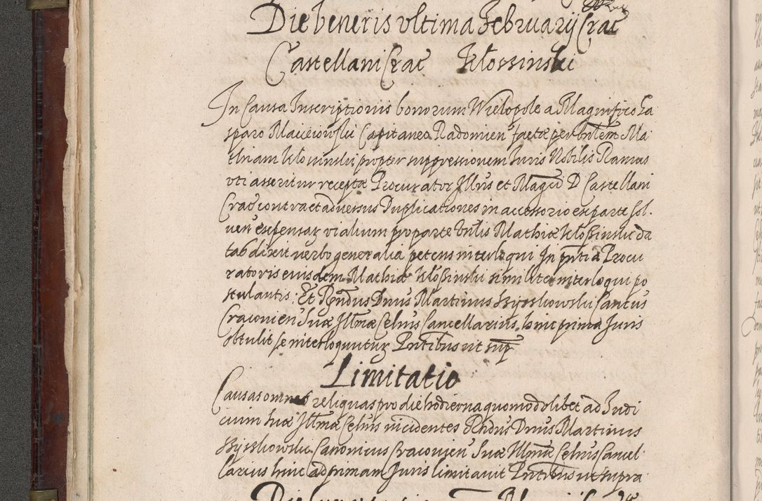 Zdjęcie nr 39 dla obiektu archiwalnego: Acta actorum, obligationum, inscriptionum, institutionum, erectionum, decretorum et generis eiusdem aliorum factorum et gestorum coram R. D. Bernardo Maciejowski, episcopo Cracoviensi per annnos 1603 - 1606 mensem Septembrem inclusive acticatorum.