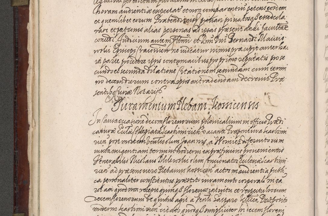 Zdjęcie nr 35 dla obiektu archiwalnego: Acta actorum, obligationum, inscriptionum, institutionum, erectionum, decretorum et generis eiusdem aliorum factorum et gestorum coram R. D. Bernardo Maciejowski, episcopo Cracoviensi per annnos 1603 - 1606 mensem Septembrem inclusive acticatorum.
