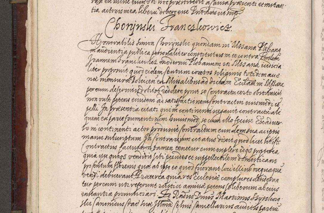 Zdjęcie nr 27 dla obiektu archiwalnego: Acta actorum, obligationum, inscriptionum, institutionum, erectionum, decretorum et generis eiusdem aliorum factorum et gestorum coram R. D. Bernardo Maciejowski, episcopo Cracoviensi per annnos 1603 - 1606 mensem Septembrem inclusive acticatorum.
