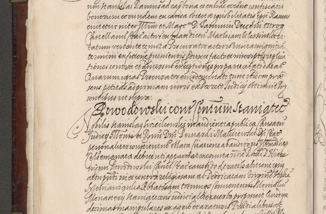 Zdjęcie nr 17 dla obiektu archiwalnego: Acta actorum, obligationum, inscriptionum, institutionum, erectionum, decretorum et generis eiusdem aliorum factorum et gestorum coram R. D. Bernardo Maciejowski, episcopo Cracoviensi per annnos 1603 - 1606 mensem Septembrem inclusive acticatorum.