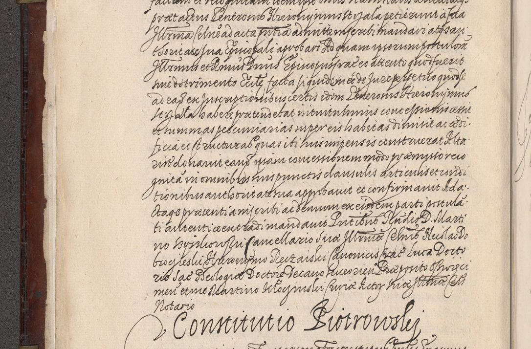 Zdjęcie nr 15 dla obiektu archiwalnego: Acta actorum, obligationum, inscriptionum, institutionum, erectionum, decretorum et generis eiusdem aliorum factorum et gestorum coram R. D. Bernardo Maciejowski, episcopo Cracoviensi per annnos 1603 - 1606 mensem Septembrem inclusive acticatorum.
