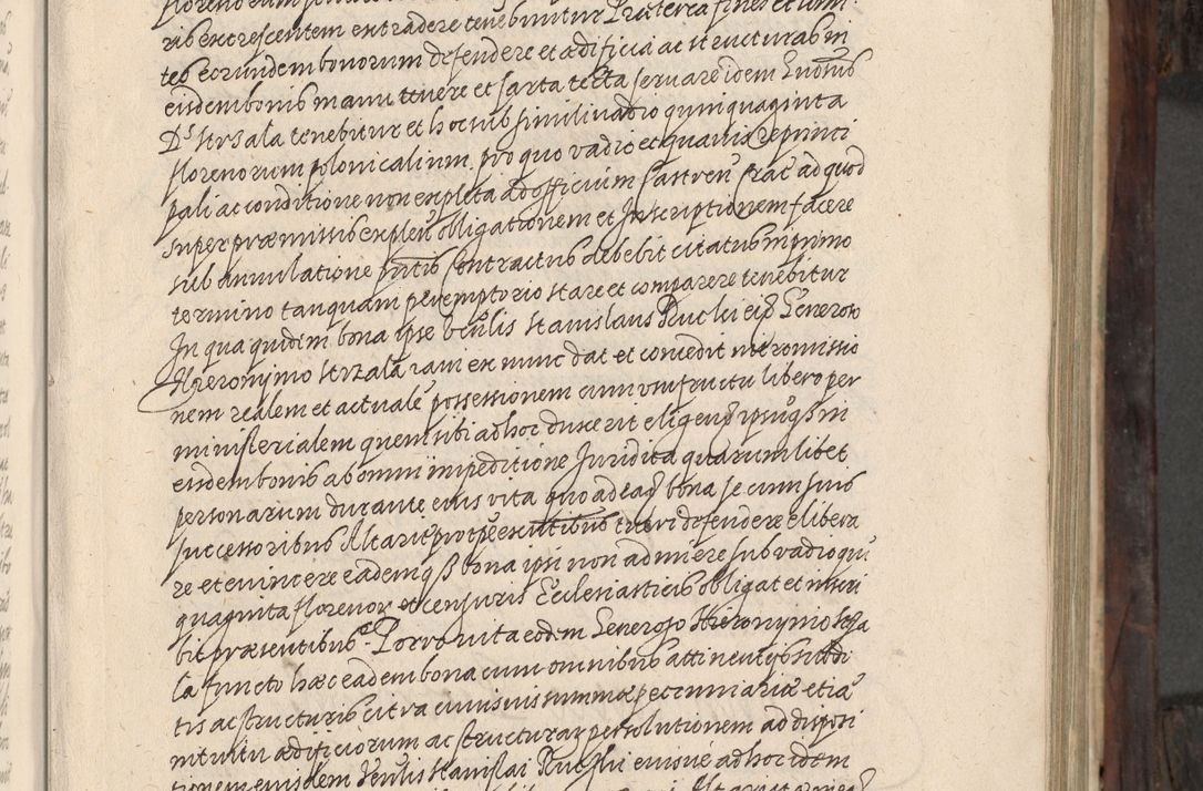 Zdjęcie nr 14 dla obiektu archiwalnego: Acta actorum, obligationum, inscriptionum, institutionum, erectionum, decretorum et generis eiusdem aliorum factorum et gestorum coram R. D. Bernardo Maciejowski, episcopo Cracoviensi per annnos 1603 - 1606 mensem Septembrem inclusive acticatorum.
