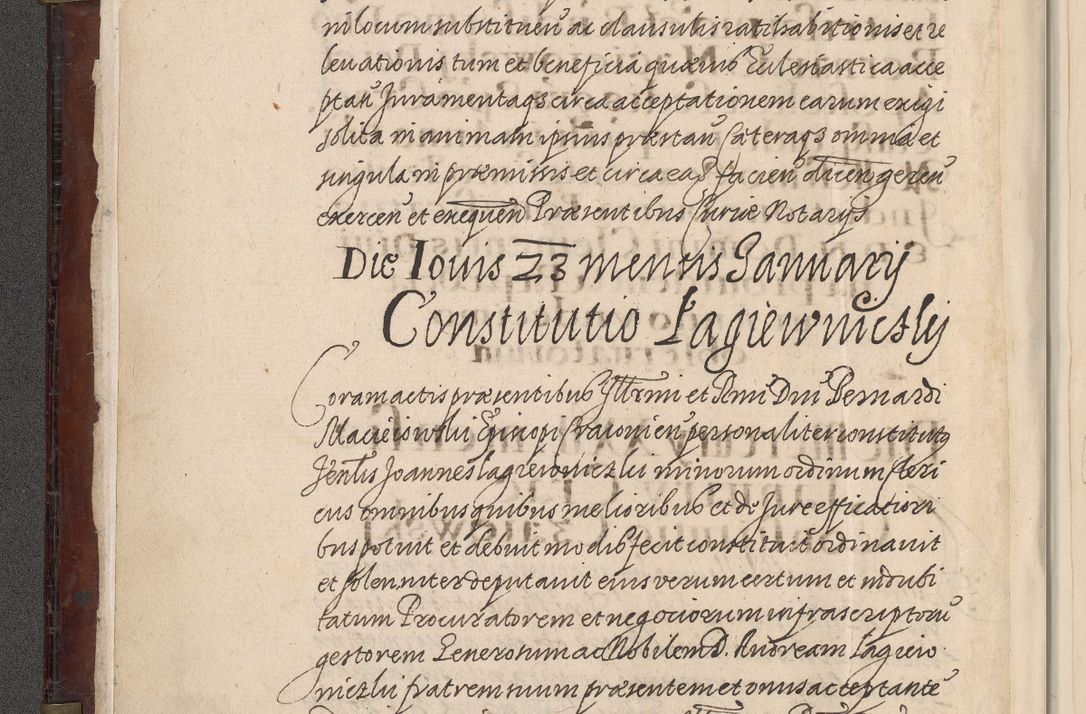 Zdjęcie nr 7 dla obiektu archiwalnego: Acta actorum, obligationum, inscriptionum, institutionum, erectionum, decretorum et generis eiusdem aliorum factorum et gestorum coram R. D. Bernardo Maciejowski, episcopo Cracoviensi per annnos 1603 - 1606 mensem Septembrem inclusive acticatorum.