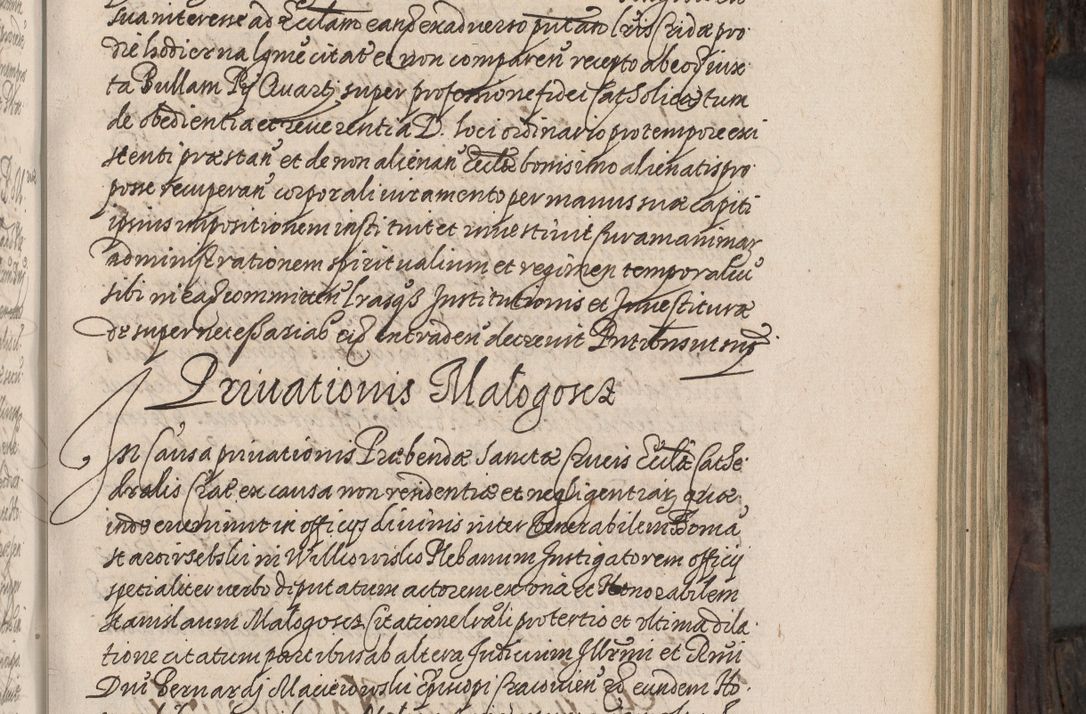 Zdjęcie nr 208 dla obiektu archiwalnego: Acta actorum, obligationum, inscriptionum, institutionum, erectionum, decretorum et generis eiusdem aliorum factorum et gestorum coram R. D. Bernardo Maciejowski, episcopo Cracoviensi per annnos 1603 - 1606 mensem Septembrem inclusive acticatorum.