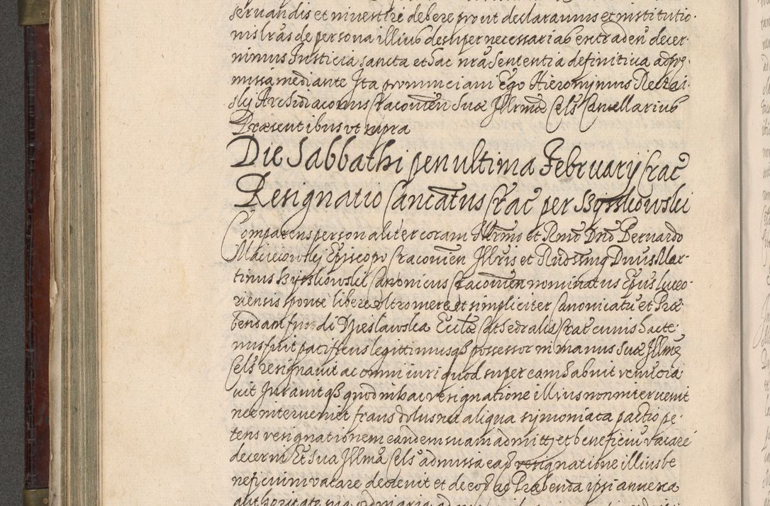 Zdjęcie nr 401 dla obiektu archiwalnego: Acta actorum, obligationum, inscriptionum, institutionum, erectionum, decretorum et generis eiusdem aliorum factorum et gestorum coram R. D. Bernardo Maciejowski, episcopo Cracoviensi per annnos 1603 - 1606 mensem Septembrem inclusive acticatorum.