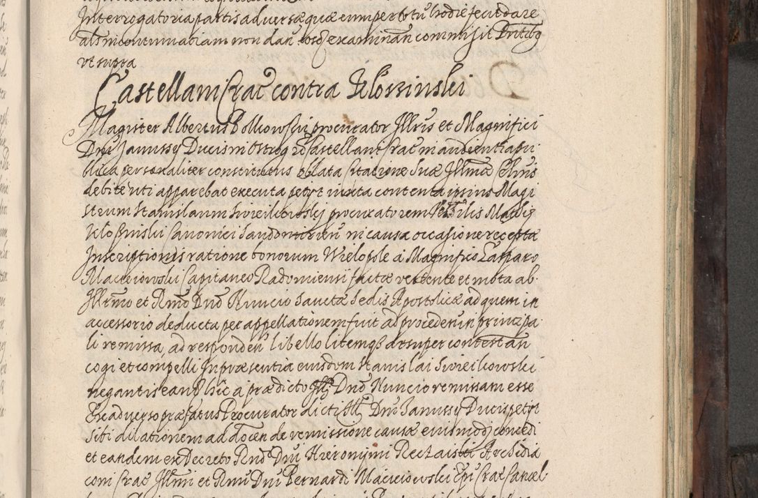Zdjęcie nr 398 dla obiektu archiwalnego: Acta actorum, obligationum, inscriptionum, institutionum, erectionum, decretorum et generis eiusdem aliorum factorum et gestorum coram R. D. Bernardo Maciejowski, episcopo Cracoviensi per annnos 1603 - 1606 mensem Septembrem inclusive acticatorum.