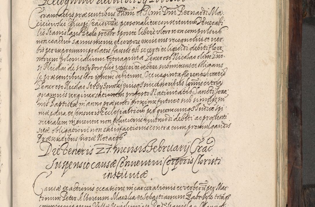 Zdjęcie nr 394 dla obiektu archiwalnego: Acta actorum, obligationum, inscriptionum, institutionum, erectionum, decretorum et generis eiusdem aliorum factorum et gestorum coram R. D. Bernardo Maciejowski, episcopo Cracoviensi per annnos 1603 - 1606 mensem Septembrem inclusive acticatorum.