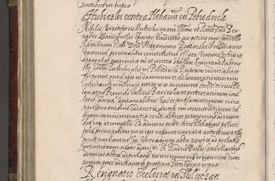 Zdjęcie nr 393 dla obiektu archiwalnego: Acta actorum, obligationum, inscriptionum, institutionum, erectionum, decretorum et generis eiusdem aliorum factorum et gestorum coram R. D. Bernardo Maciejowski, episcopo Cracoviensi per annnos 1603 - 1606 mensem Septembrem inclusive acticatorum.