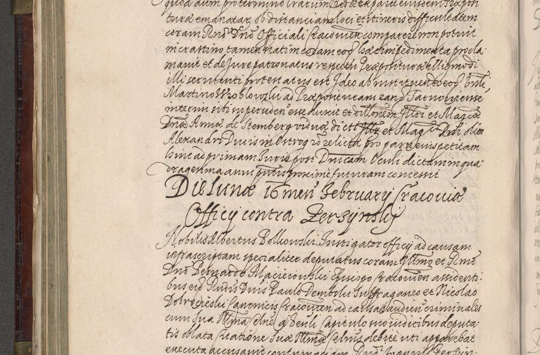 Zdjęcie nr 387 dla obiektu archiwalnego: Acta actorum, obligationum, inscriptionum, institutionum, erectionum, decretorum et generis eiusdem aliorum factorum et gestorum coram R. D. Bernardo Maciejowski, episcopo Cracoviensi per annnos 1603 - 1606 mensem Septembrem inclusive acticatorum.