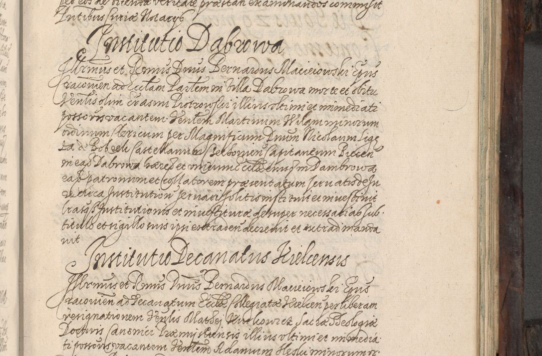Zdjęcie nr 384 dla obiektu archiwalnego: Acta actorum, obligationum, inscriptionum, institutionum, erectionum, decretorum et generis eiusdem aliorum factorum et gestorum coram R. D. Bernardo Maciejowski, episcopo Cracoviensi per annnos 1603 - 1606 mensem Septembrem inclusive acticatorum.