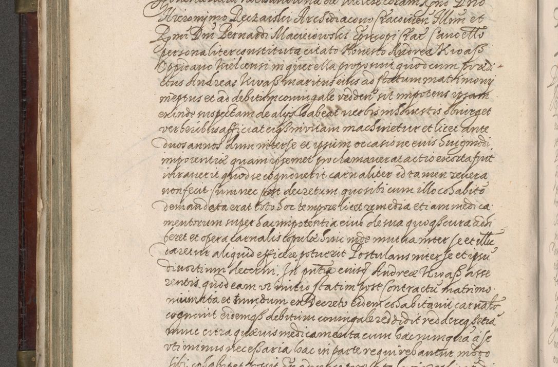 Zdjęcie nr 381 dla obiektu archiwalnego: Acta actorum, obligationum, inscriptionum, institutionum, erectionum, decretorum et generis eiusdem aliorum factorum et gestorum coram R. D. Bernardo Maciejowski, episcopo Cracoviensi per annnos 1603 - 1606 mensem Septembrem inclusive acticatorum.