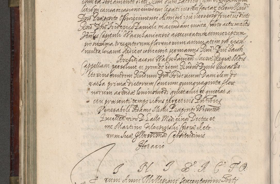 Zdjęcie nr 377 dla obiektu archiwalnego: Acta actorum, obligationum, inscriptionum, institutionum, erectionum, decretorum et generis eiusdem aliorum factorum et gestorum coram R. D. Bernardo Maciejowski, episcopo Cracoviensi per annnos 1603 - 1606 mensem Septembrem inclusive acticatorum.
